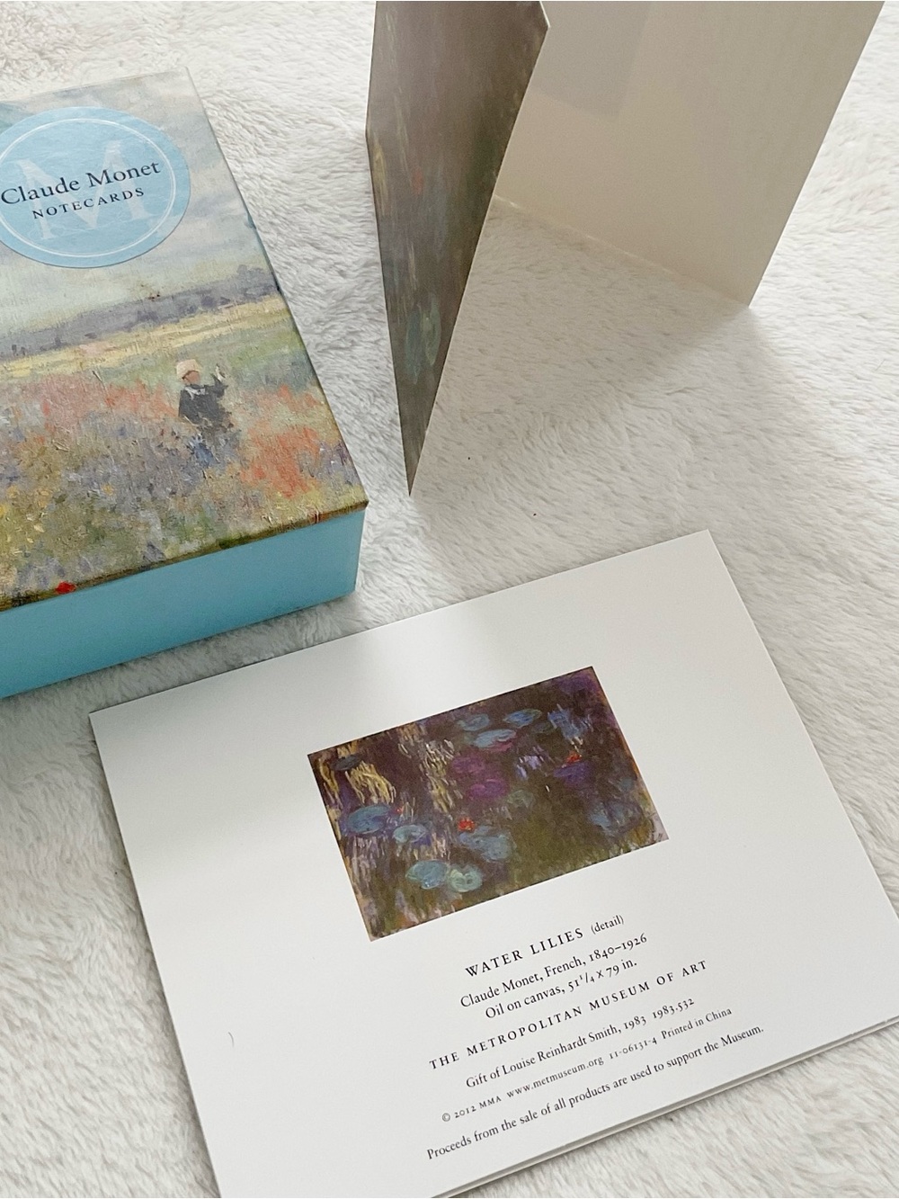 Claude Monet Notecard Box MET Museum 20 Cards 23 Envelopes - Picture 5 of 11